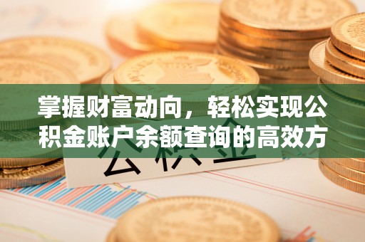 铜川掌握财富动向，轻松实现公积金账户余额查询的高效方式