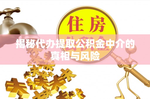 铜川揭秘代办提取公积金中介的真相与风险