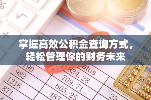 铜川掌握高效公积金查询方式，轻松管理你的财务未来